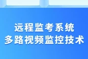 颠覆传统！多路视频监控技术如何实现远程监考零死角
